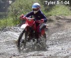 tyler in the mud